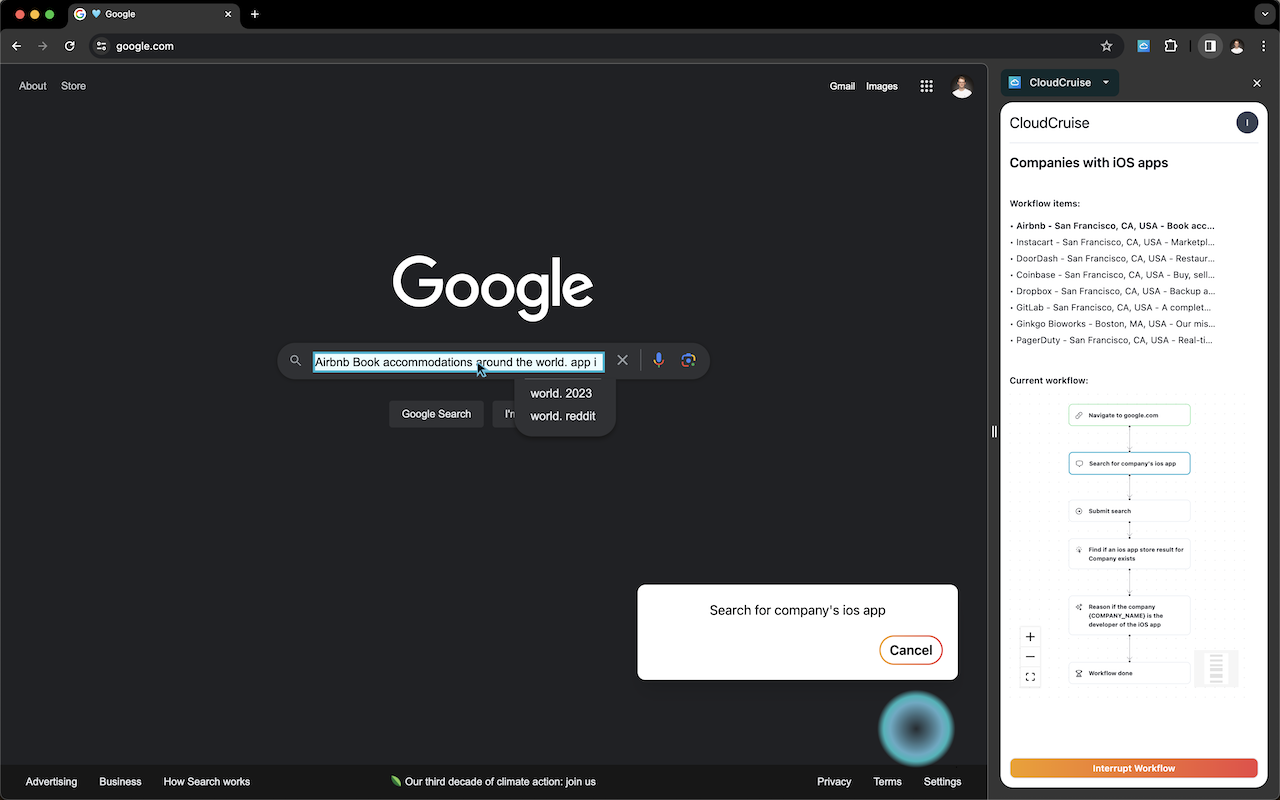 CloudCruise chrome谷歌浏览器插件_扩展第4张截图