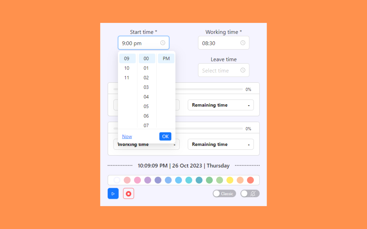 Time Calculator V2 chrome谷歌浏览器插件_扩展第1张截图