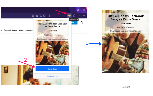 Instabook chrome谷歌浏览器插件_扩展第1张截图
