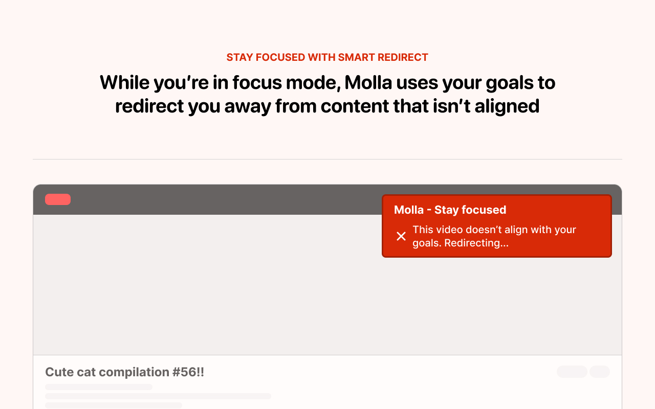 Molla - Stay focused and block distractions chrome谷歌浏览器插件_扩展第3张截图