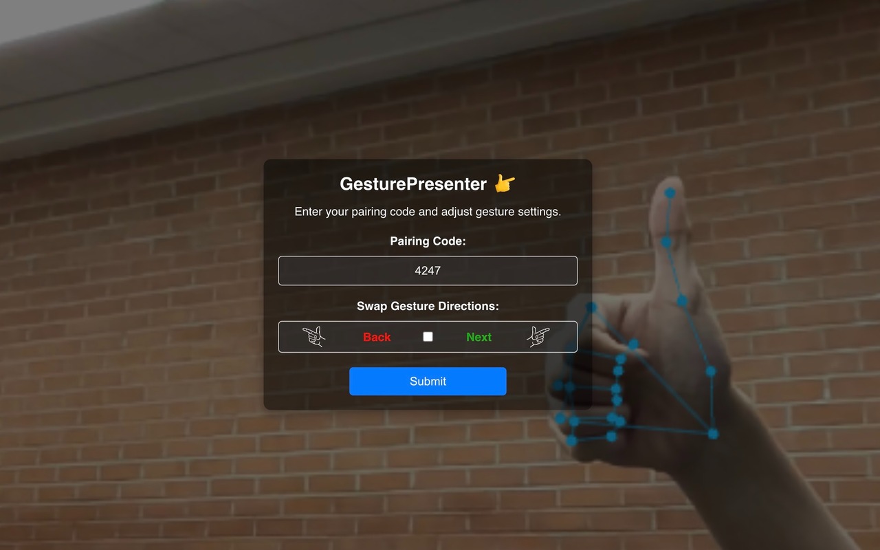 Gesture Presenter - Remote for Slides chrome谷歌浏览器插件_扩展第4张截图