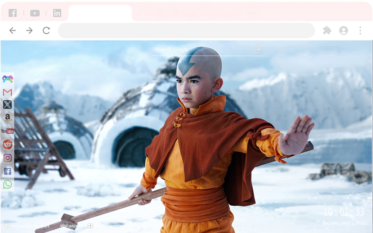 Avatar The Last Airbender New Tab Experience chrome谷歌浏览器插件_扩展第3张截图
