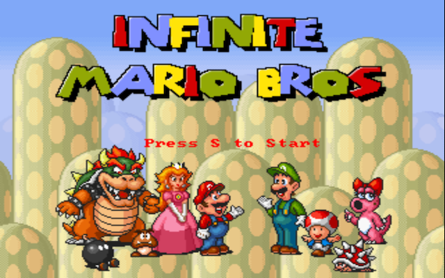Infinite Mario Bros Game chrome谷歌浏览器插件_扩展第1张截图