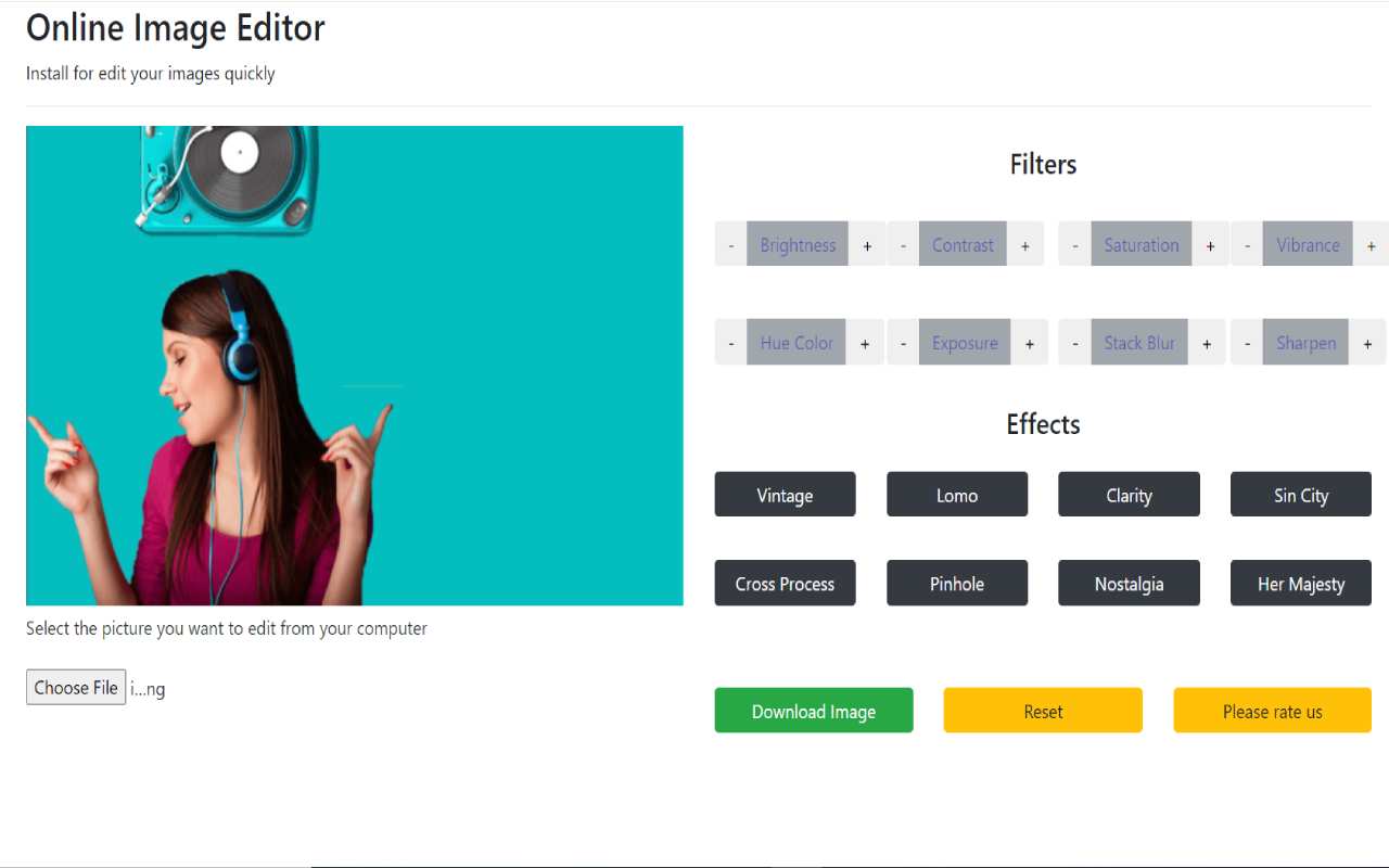 Online Photo Editor : Edit pictures online chrome谷歌浏览器插件_扩展第1张截图