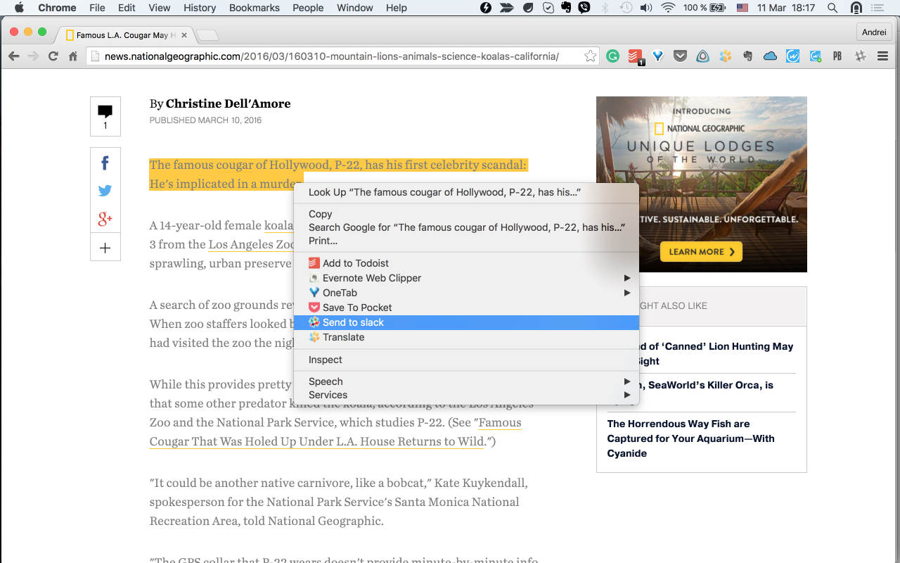Send to Slack chrome谷歌浏览器插件_扩展第1张截图
