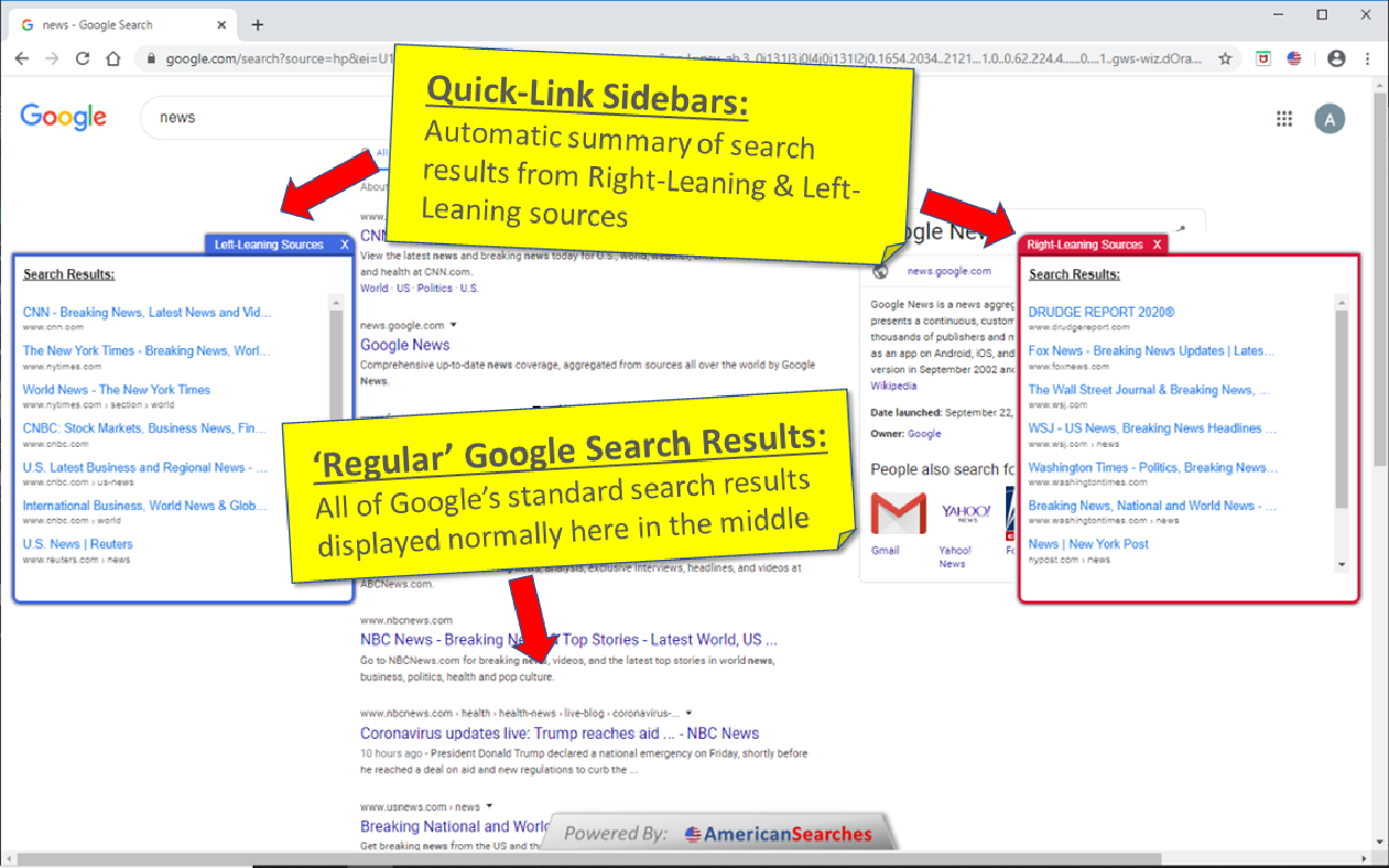 AmericanSearches chrome谷歌浏览器插件_扩展第1张截图