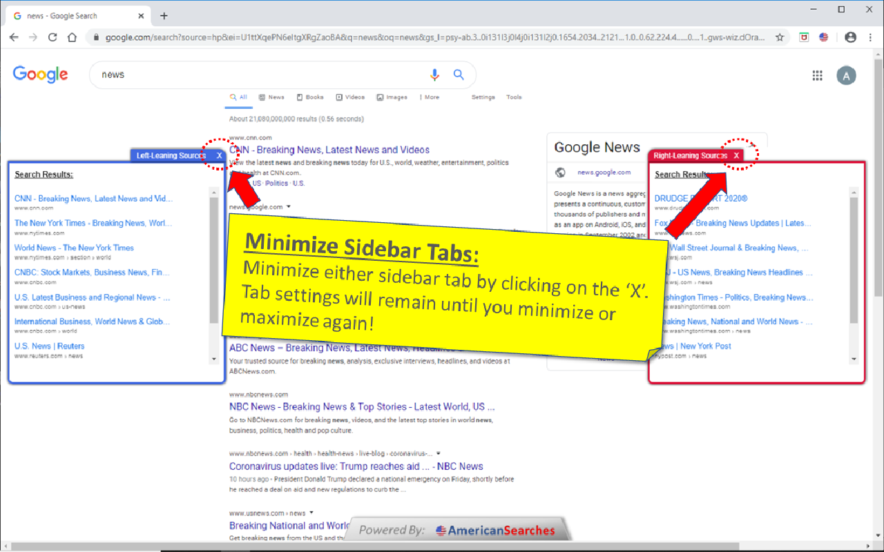 AmericanSearches chrome谷歌浏览器插件_扩展第2张截图