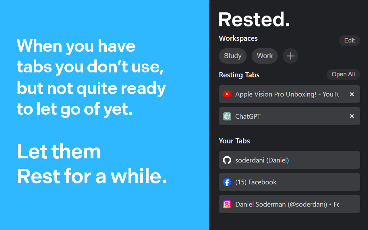 Rested chrome谷歌浏览器插件_扩展第1张截图