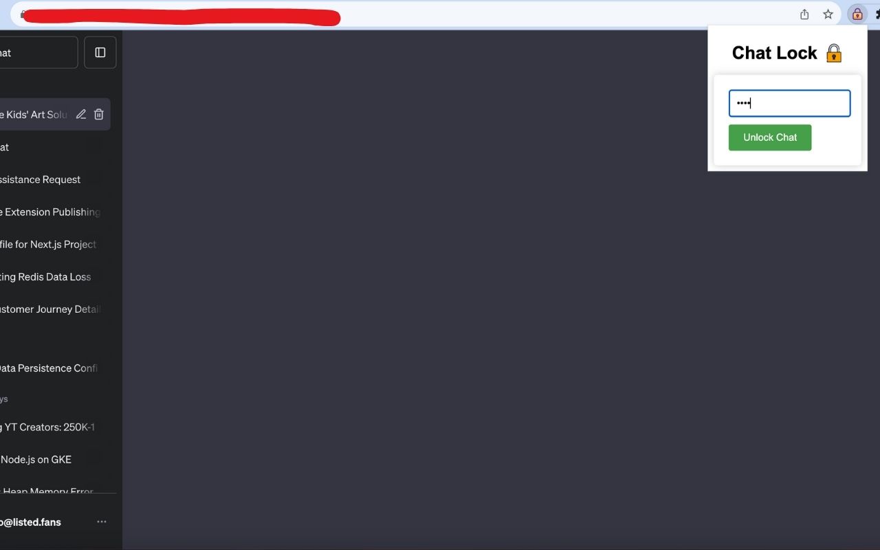 ChatLock GPT chrome谷歌浏览器插件_扩展第2张截图