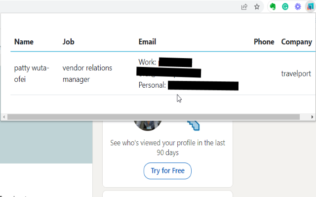WarpLeads Email Finder chrome谷歌浏览器插件_扩展第1张截图