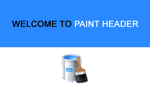 Paint Header chrome谷歌浏览器插件_扩展第1张截图