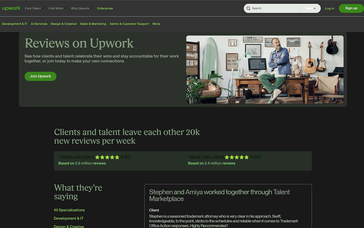 UpDark - Upwork Dark Mode chrome谷歌浏览器插件_扩展第1张截图