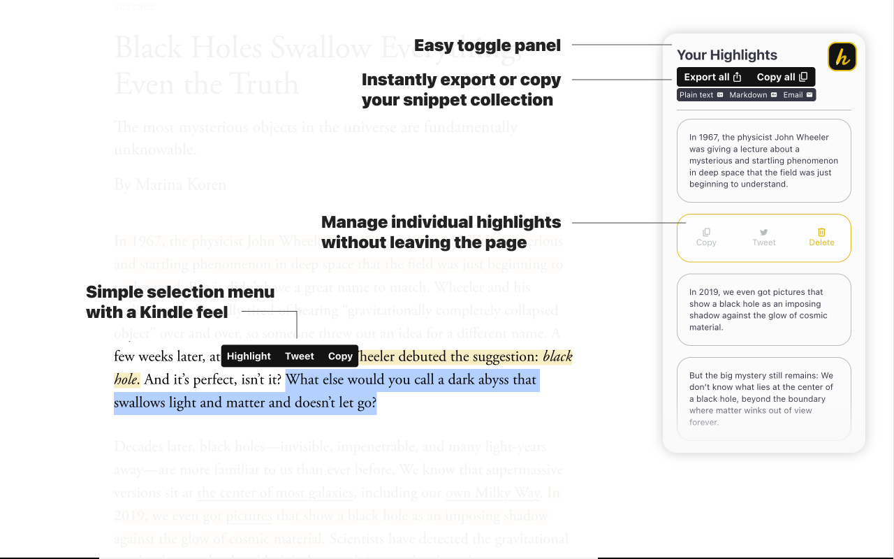 Highlite chrome谷歌浏览器插件_扩展第4张截图