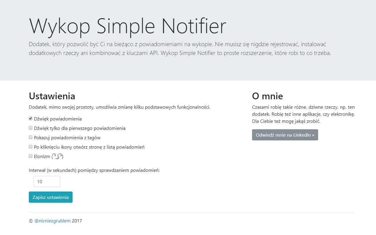Wykop Simple Notifier chrome谷歌浏览器插件_扩展第1张截图