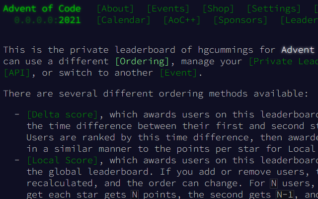 Advent of Code delta-rank chrome谷歌浏览器插件_扩展第1张截图