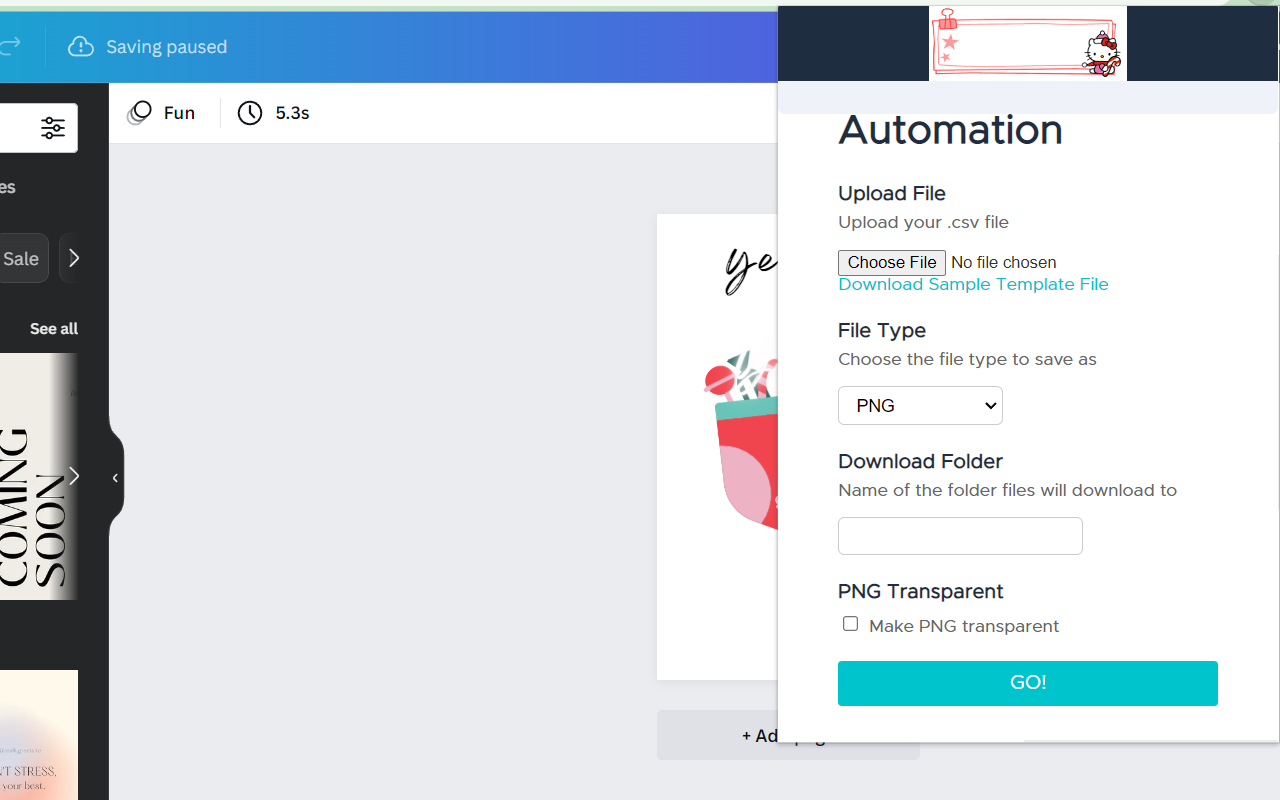 Automate Canva chrome谷歌浏览器插件_扩展第1张截图