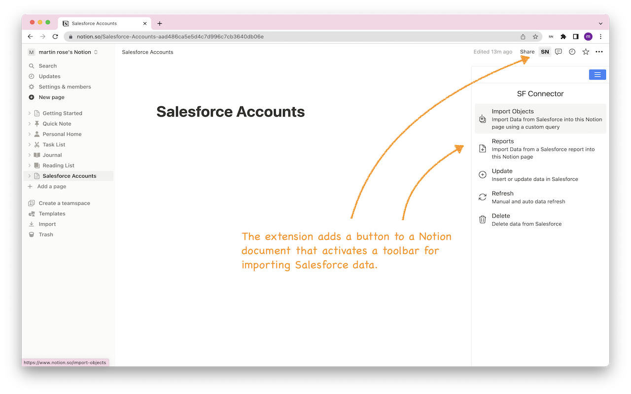 SalesforceToNotion chrome谷歌浏览器插件_扩展第3张截图