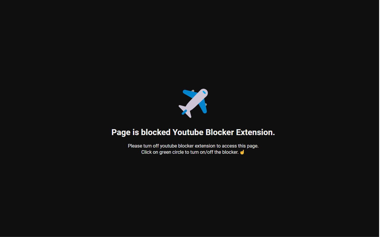 Youtube Blocker chrome谷歌浏览器插件_扩展第1张截图