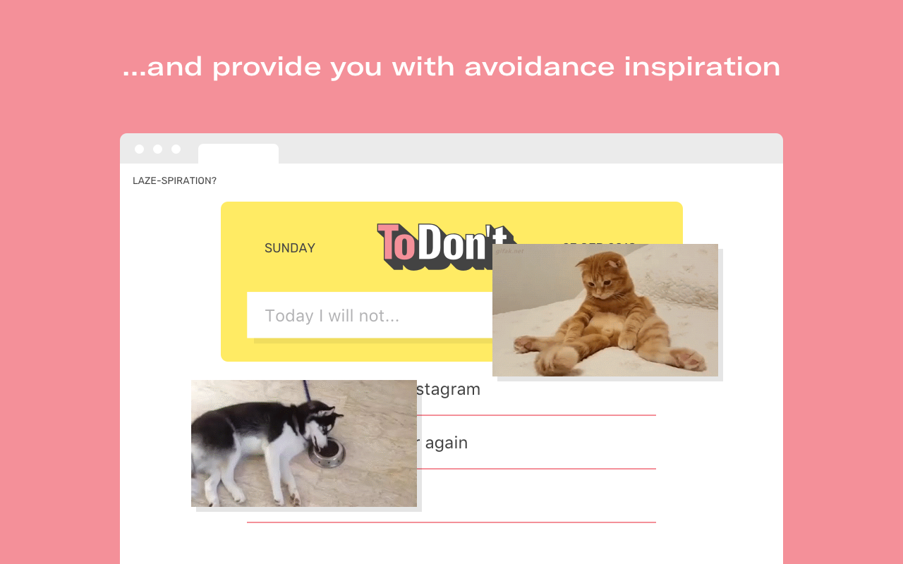 The To Don't List chrome谷歌浏览器插件_扩展第5张截图