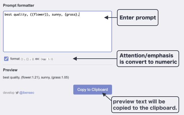 PromptFormatter - StableDiffusion chrome谷歌浏览器插件_扩展第1张截图