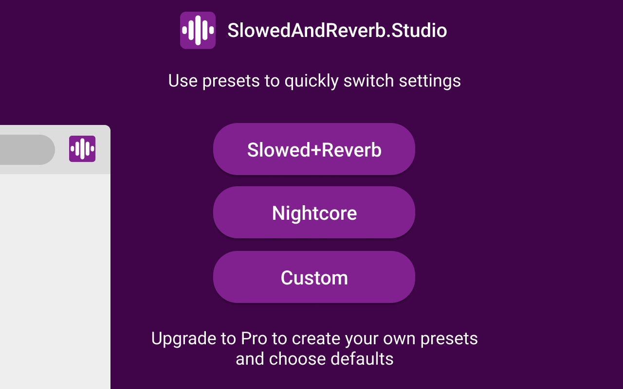 SlowedAndReverb.Studio chrome谷歌浏览器插件_扩展第2张截图
