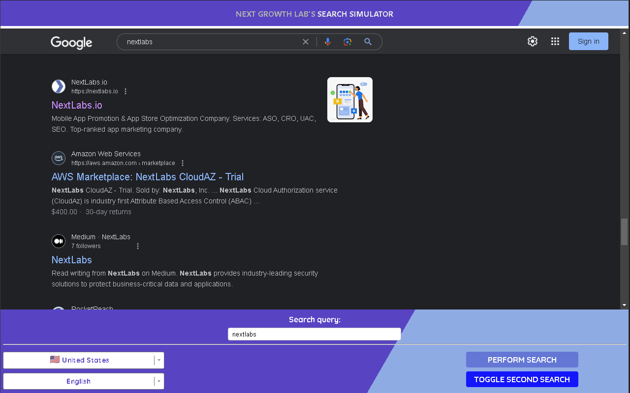 Global Search Simulator: Perform Google Search in Any Country and Language chrome谷歌浏览器插件_扩展第3张截图
