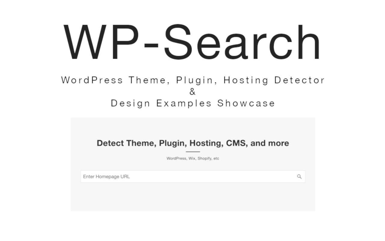 WP-Search - WordPress Theme, Plugin, Hosting Detector chrome谷歌浏览器插件_扩展第1张截图