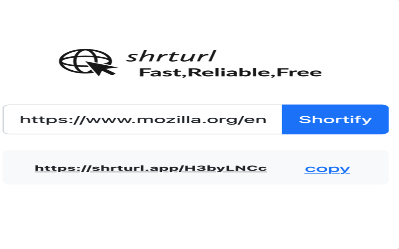 shrturl app chrome谷歌浏览器插件_扩展第1张截图