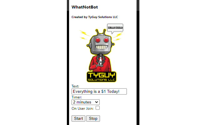 WhatNotBot chrome谷歌浏览器插件_扩展第2张截图