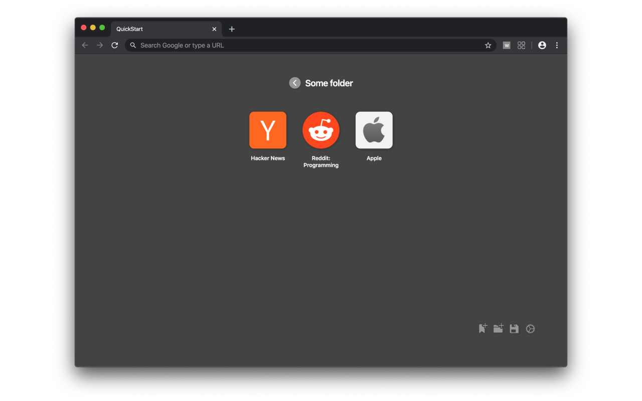 QuickStart chrome谷歌浏览器插件_扩展第1张截图