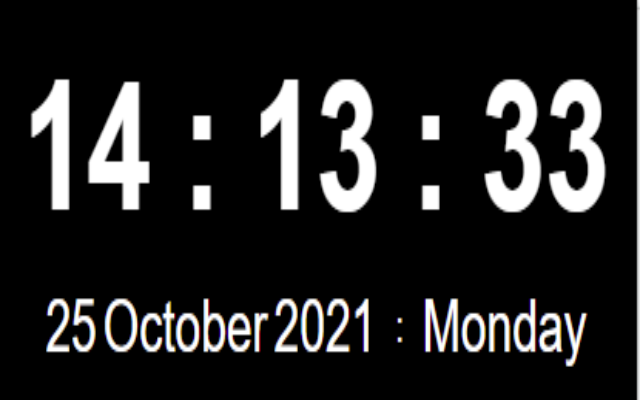 Time and date chrome谷歌浏览器插件_扩展第1张截图