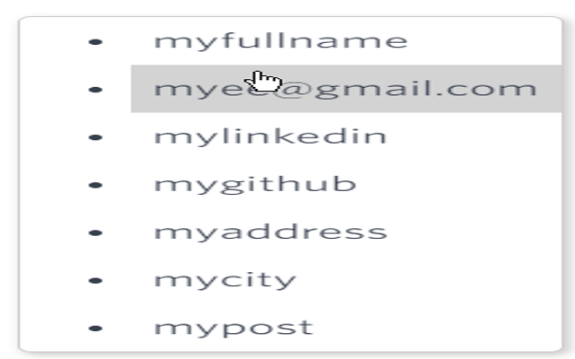 Form Autofill chrome谷歌浏览器插件_扩展第1张截图