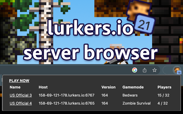 lurkers.io Server List chrome谷歌浏览器插件_扩展第1张截图