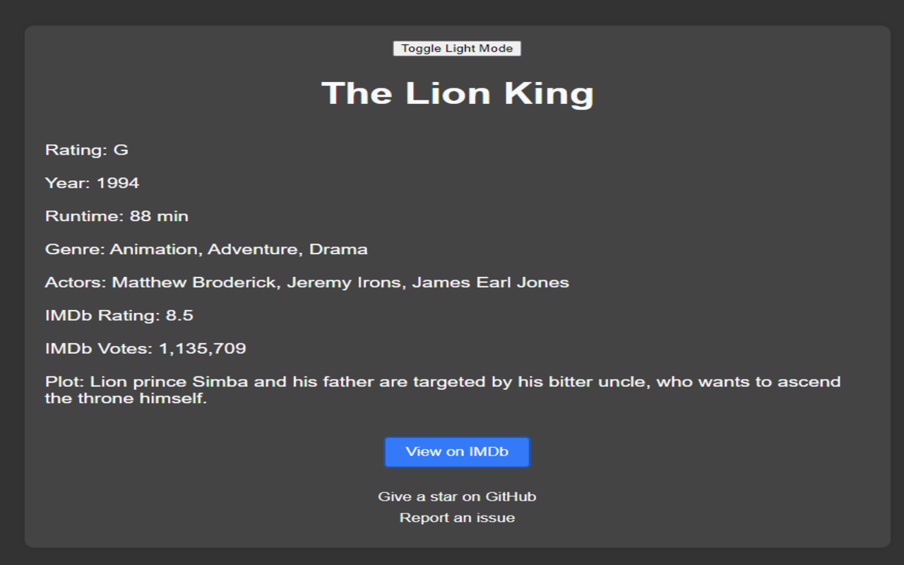 Easy IMDb chrome谷歌浏览器插件_扩展第1张截图