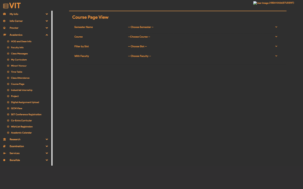 VTOP 2.0 for VIT Bhopal chrome谷歌浏览器插件_扩展第4张截图