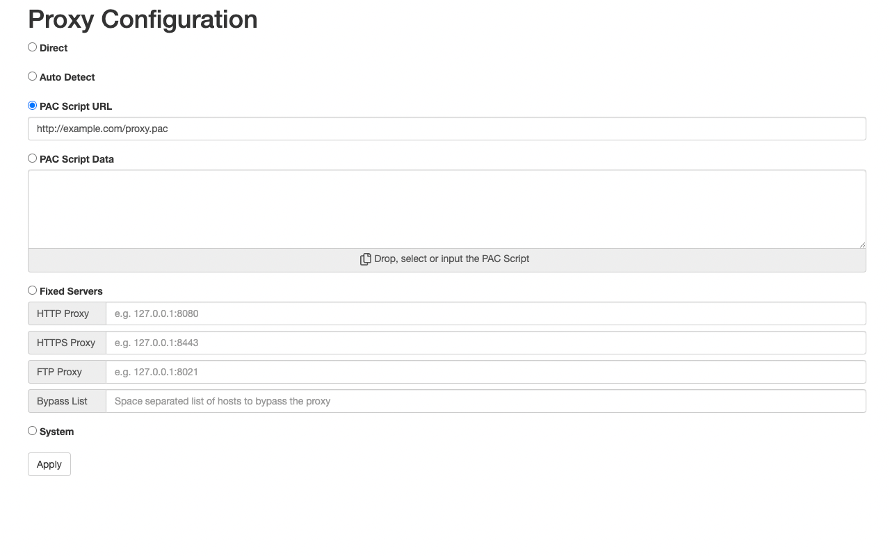 Tiny Proxy Configurator chrome谷歌浏览器插件_扩展第1张截图