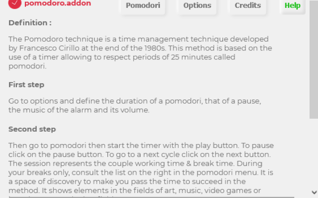 Pomodoro.addon chrome谷歌浏览器插件_扩展第2张截图