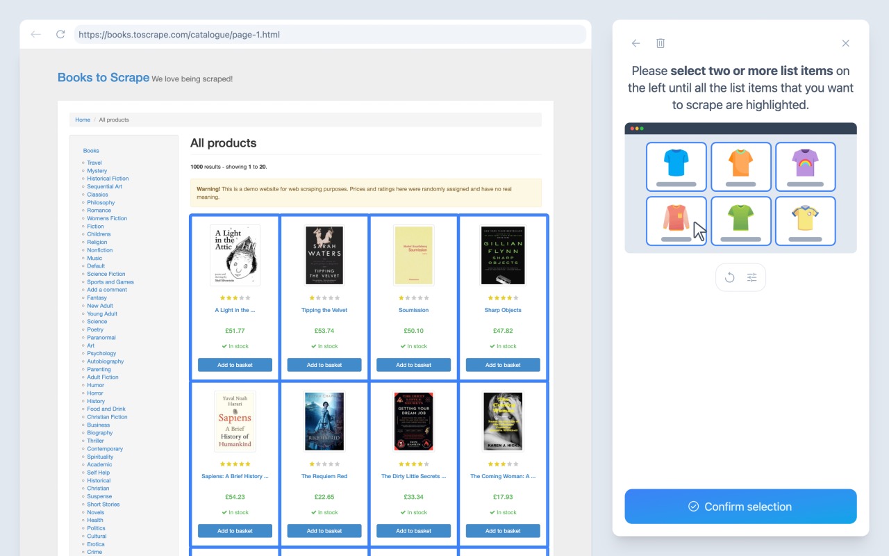 Scrapethings chrome谷歌浏览器插件_扩展第4张截图