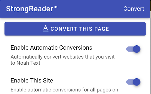 StrongReader chrome谷歌浏览器插件_扩展第1张截图