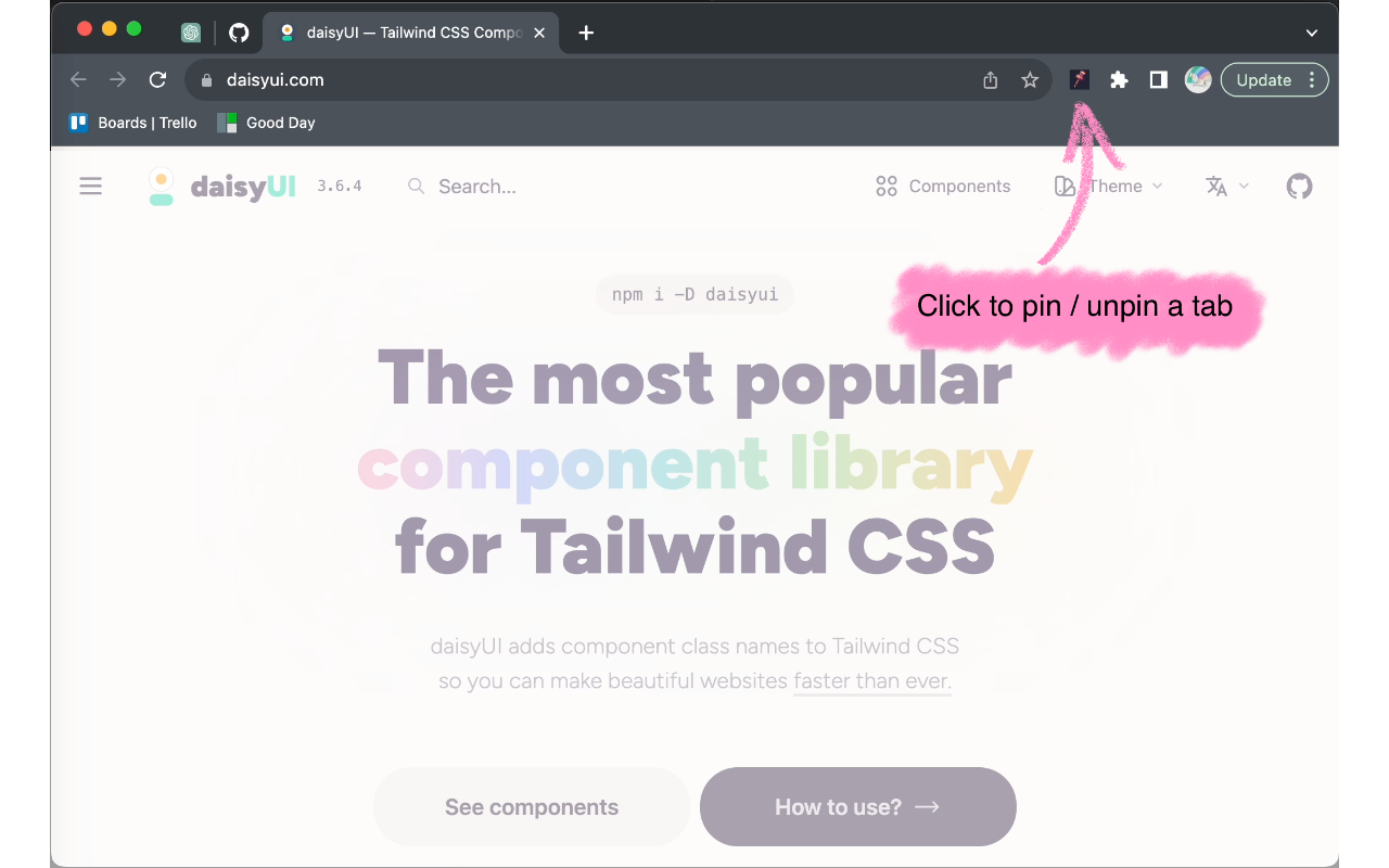Always Pin - Tabs Manager chrome谷歌浏览器插件_扩展第1张截图