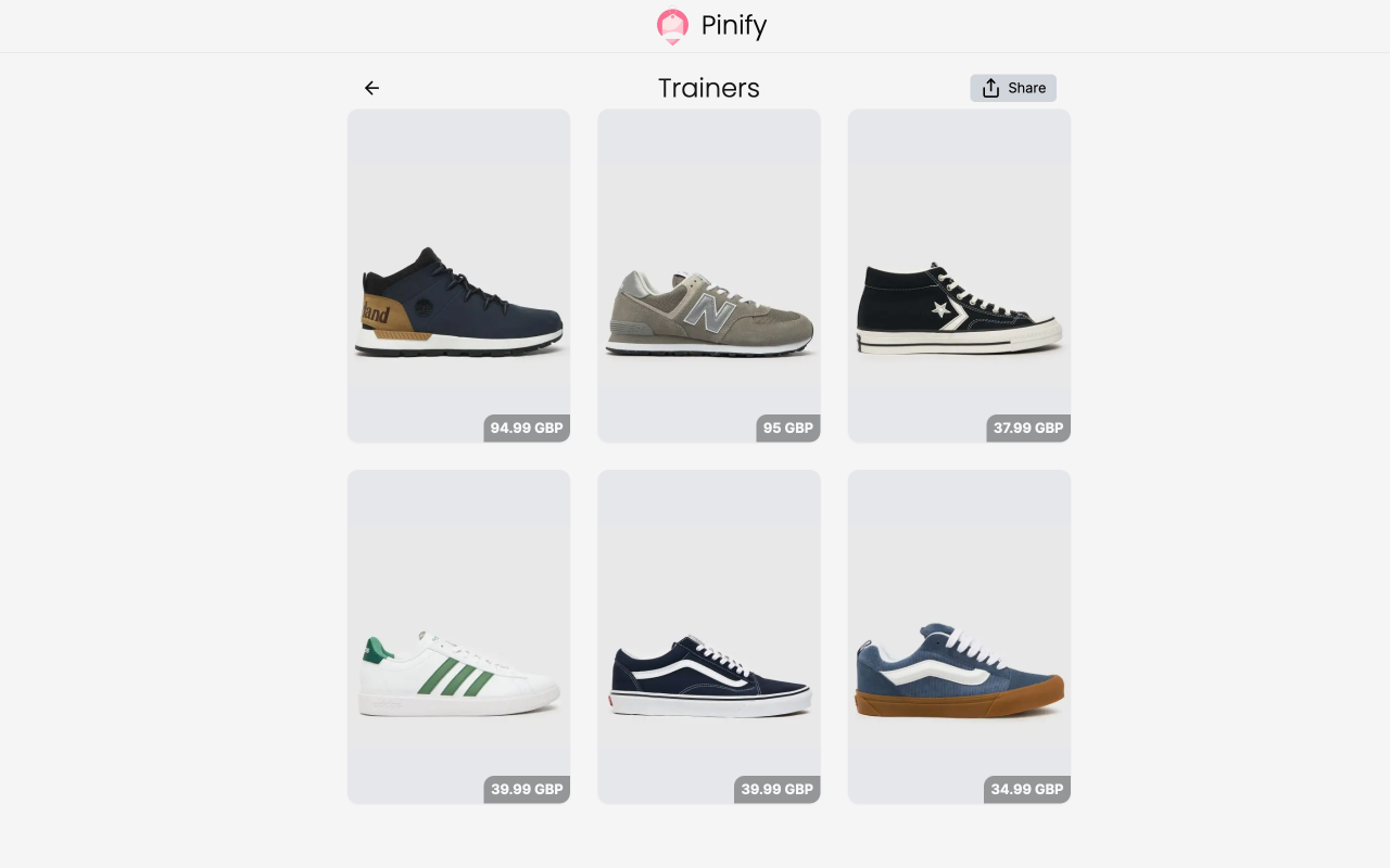 Pinify: Your Pins from Any Online Store chrome谷歌浏览器插件_扩展第1张截图