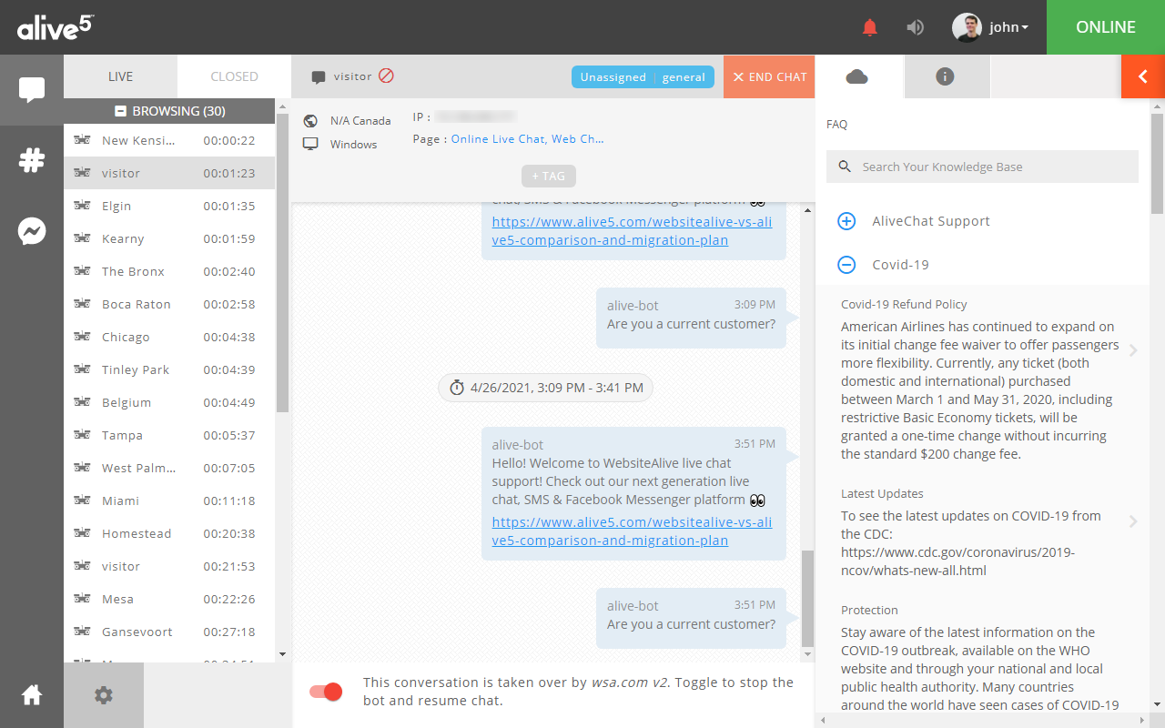 alive5 Click-To-SMS chrome谷歌浏览器插件_扩展第2张截图