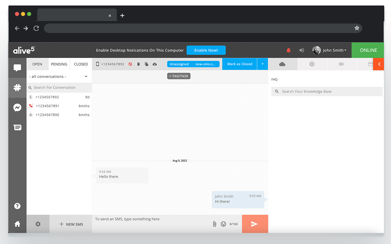 alive5 Click-To-SMS chrome谷歌浏览器插件_扩展第3张截图