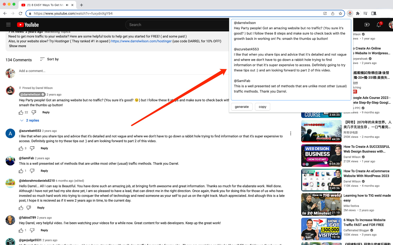 YouTube Comment Export chrome谷歌浏览器插件_扩展第1张截图