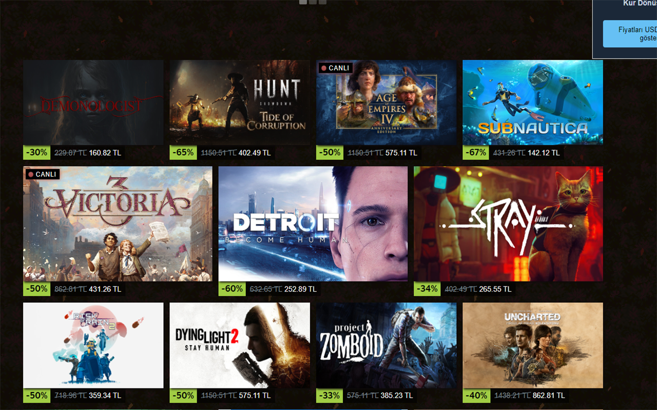 Steam TRY Fiyatları chrome谷歌浏览器插件_扩展第1张截图