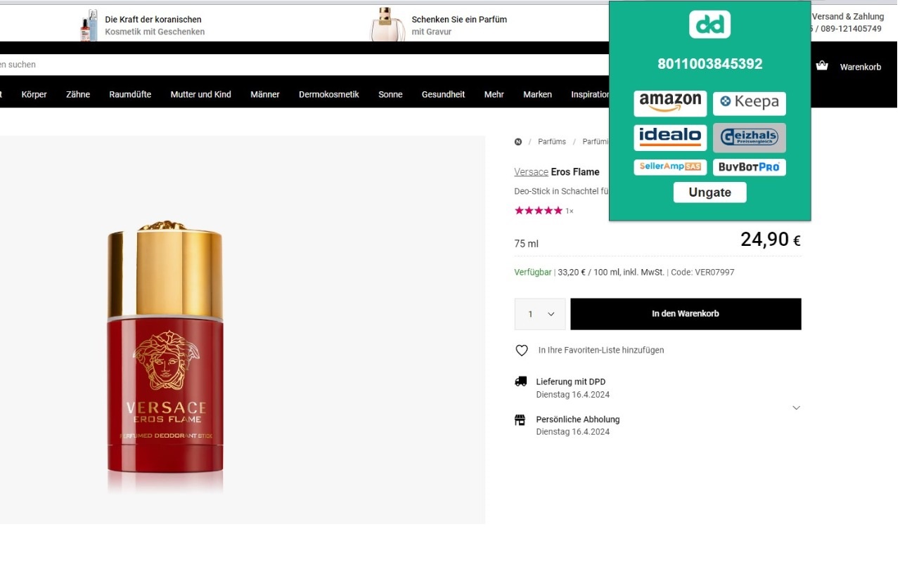 Dealdepot EAN Finder chrome谷歌浏览器插件_扩展第1张截图