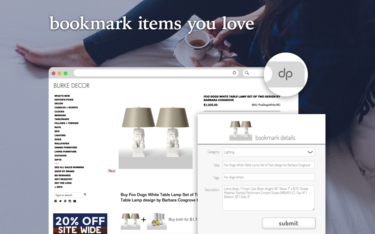 DecorPad Bookmarks Tool chrome谷歌浏览器插件_扩展第4张截图