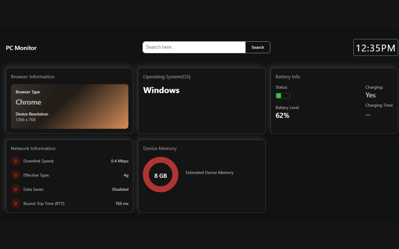PC Monitor chrome谷歌浏览器插件_扩展第1张截图