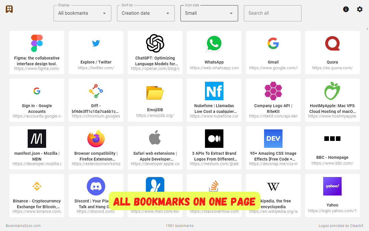 Bookmarks Speed - Instant access to bookmarks chrome谷歌浏览器插件_扩展第2张截图