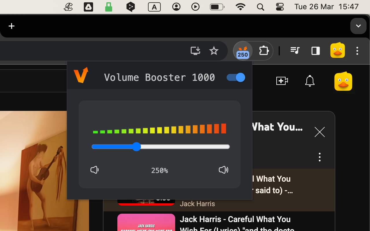 Volume Booster 1000 chrome谷歌浏览器插件_扩展第2张截图